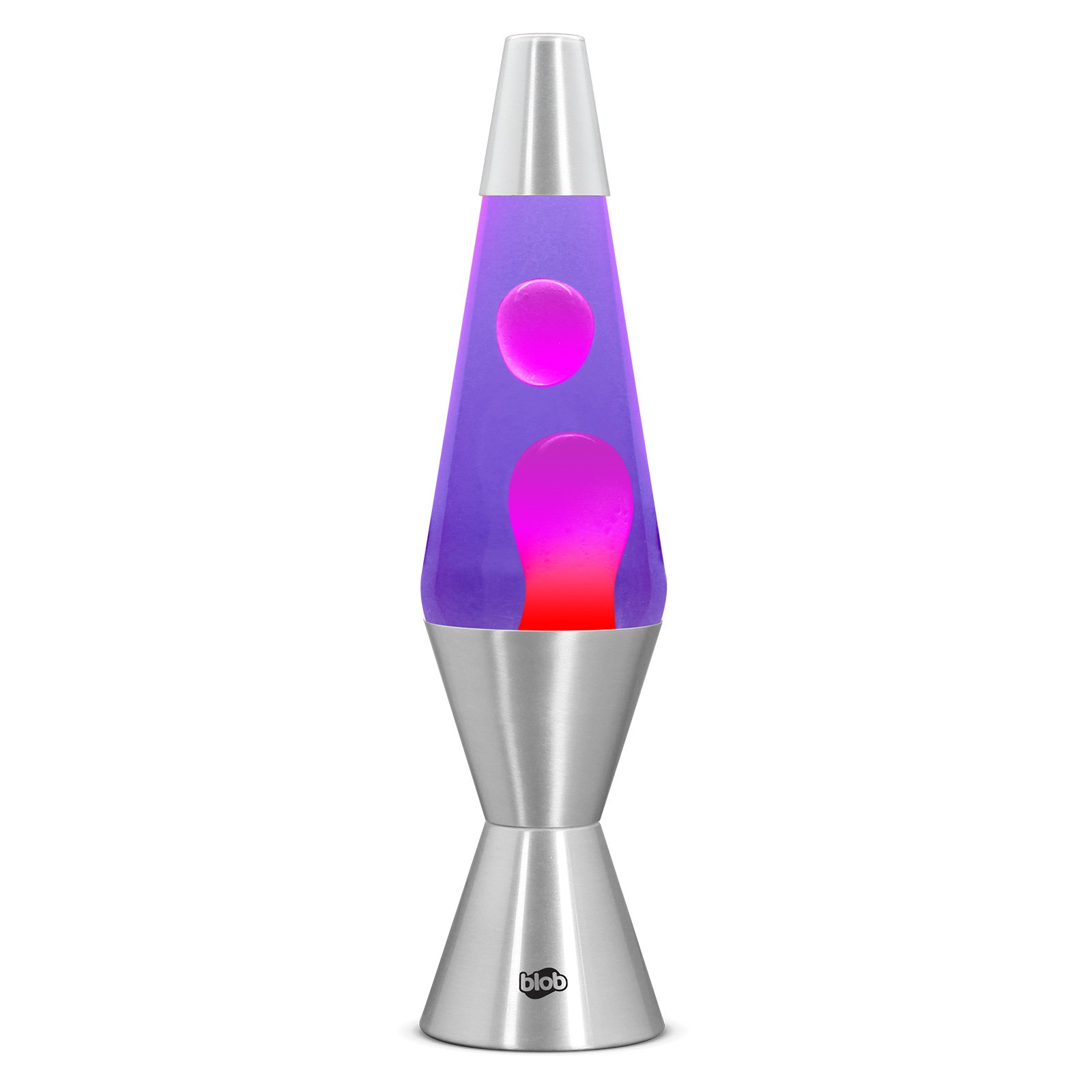 Image of Blob Lamps Lava Lamp VINTAGE - Metal Base - Pink/Purple