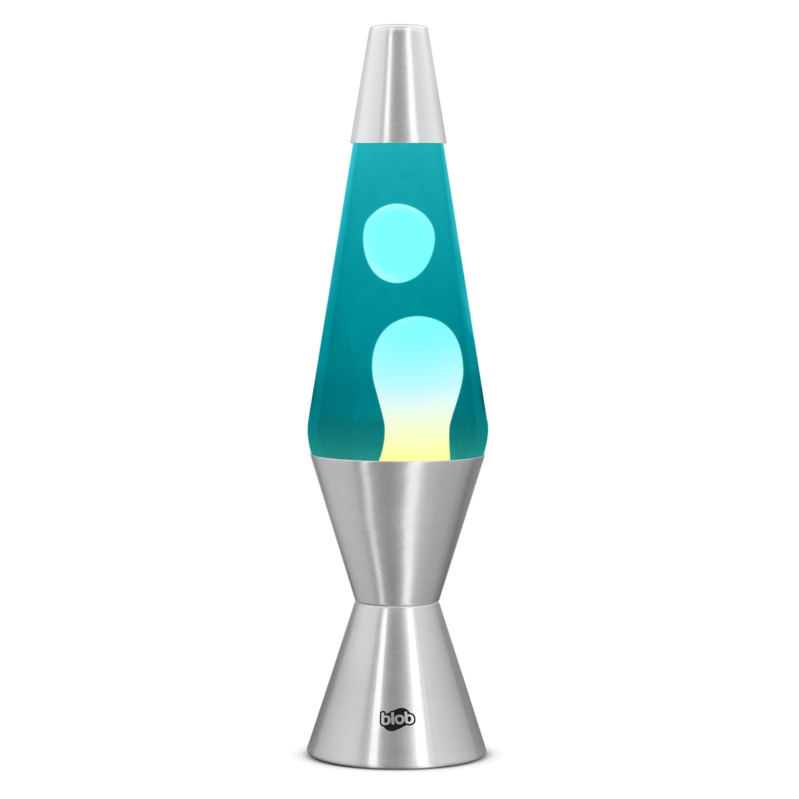 Click to view product details and reviews for Blob Lamps Lava Lamp Vintage Metal Base White Blue.