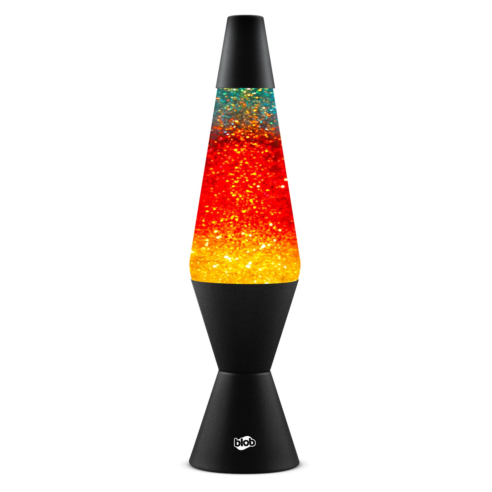 Image of Blob Lamps VINTAGE - Matt Black 'Sunset' Glitter Lamp