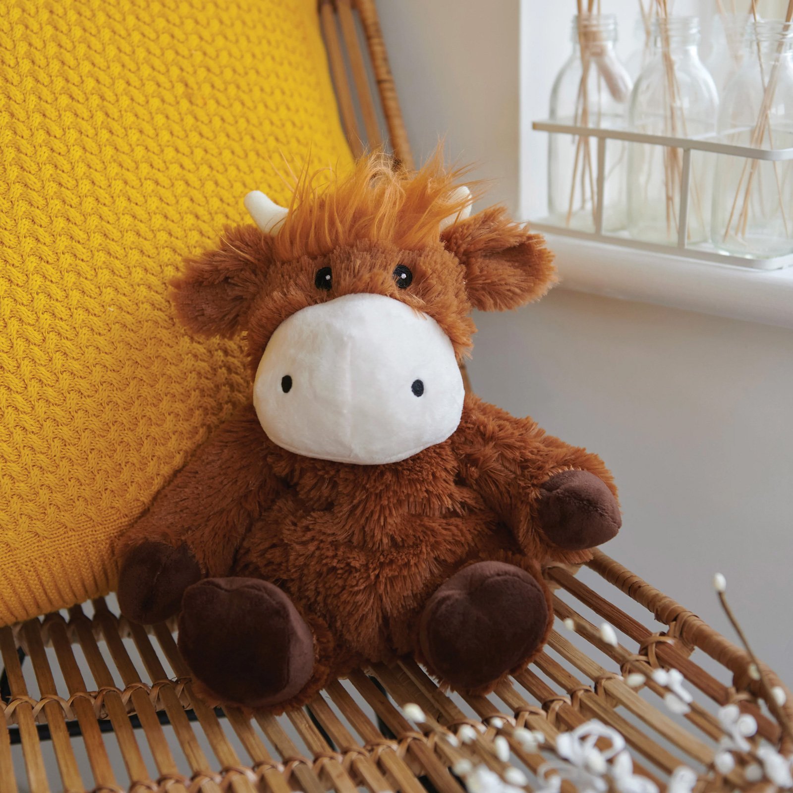 Click to view product details and reviews for Warmies Highland Cow.