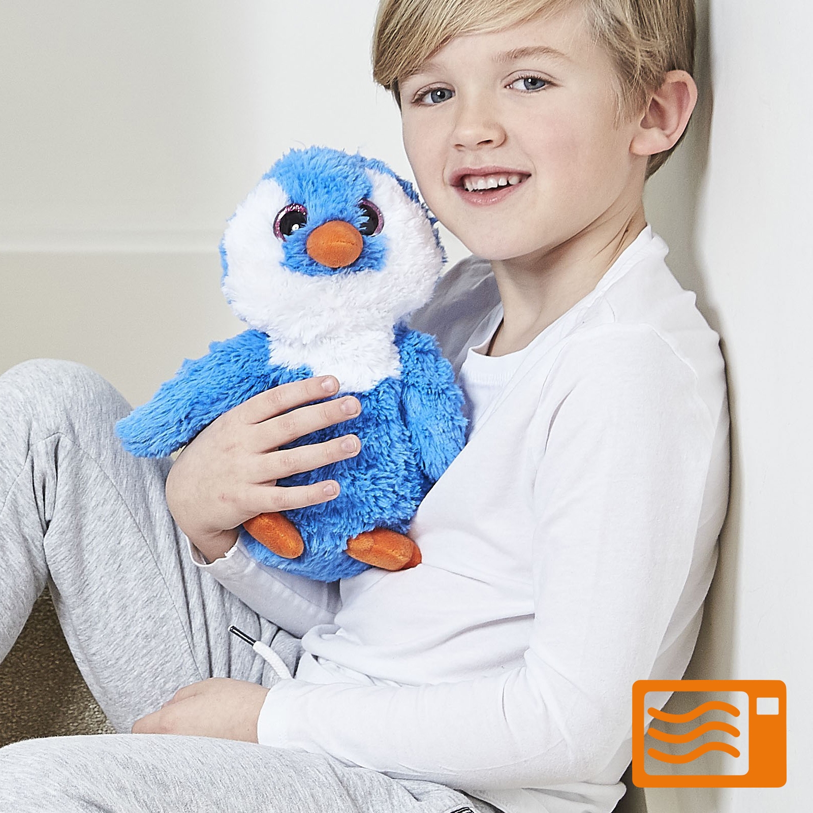 Click to view product details and reviews for Warmies Plush Blue Penguin.