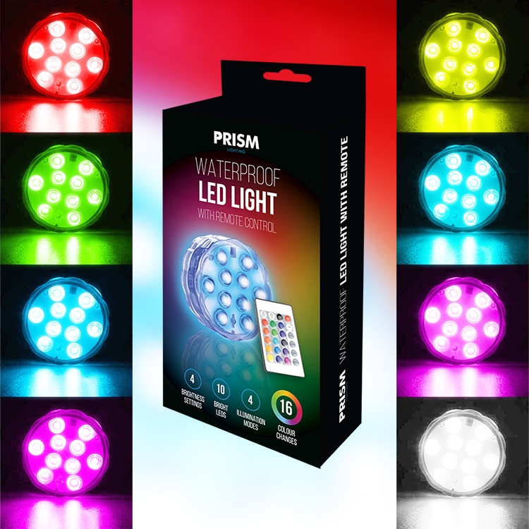 Click to view product details and reviews for Prism Waterproof Led Light With Remote Control.