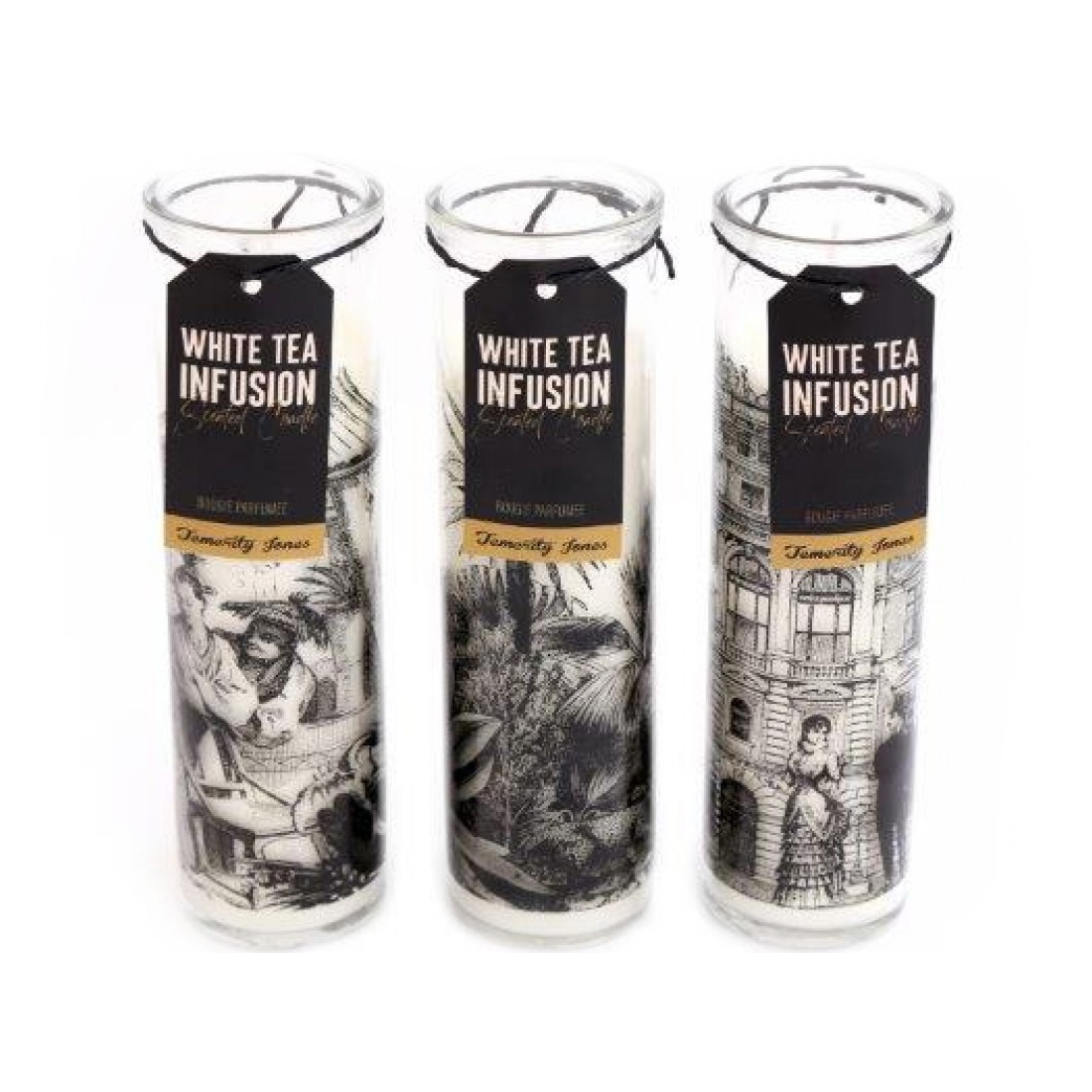 Click to view product details and reviews for White Tea Glass Jar Candles.