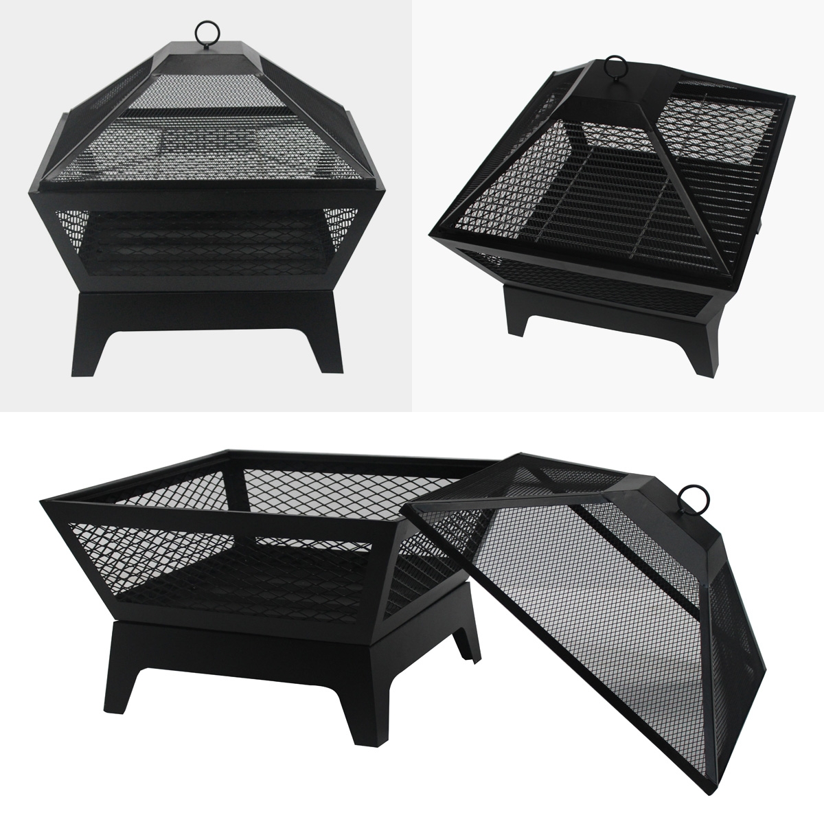 Windsor Steel Fire Pit And Bbq Grill, Windsor Fire Pit