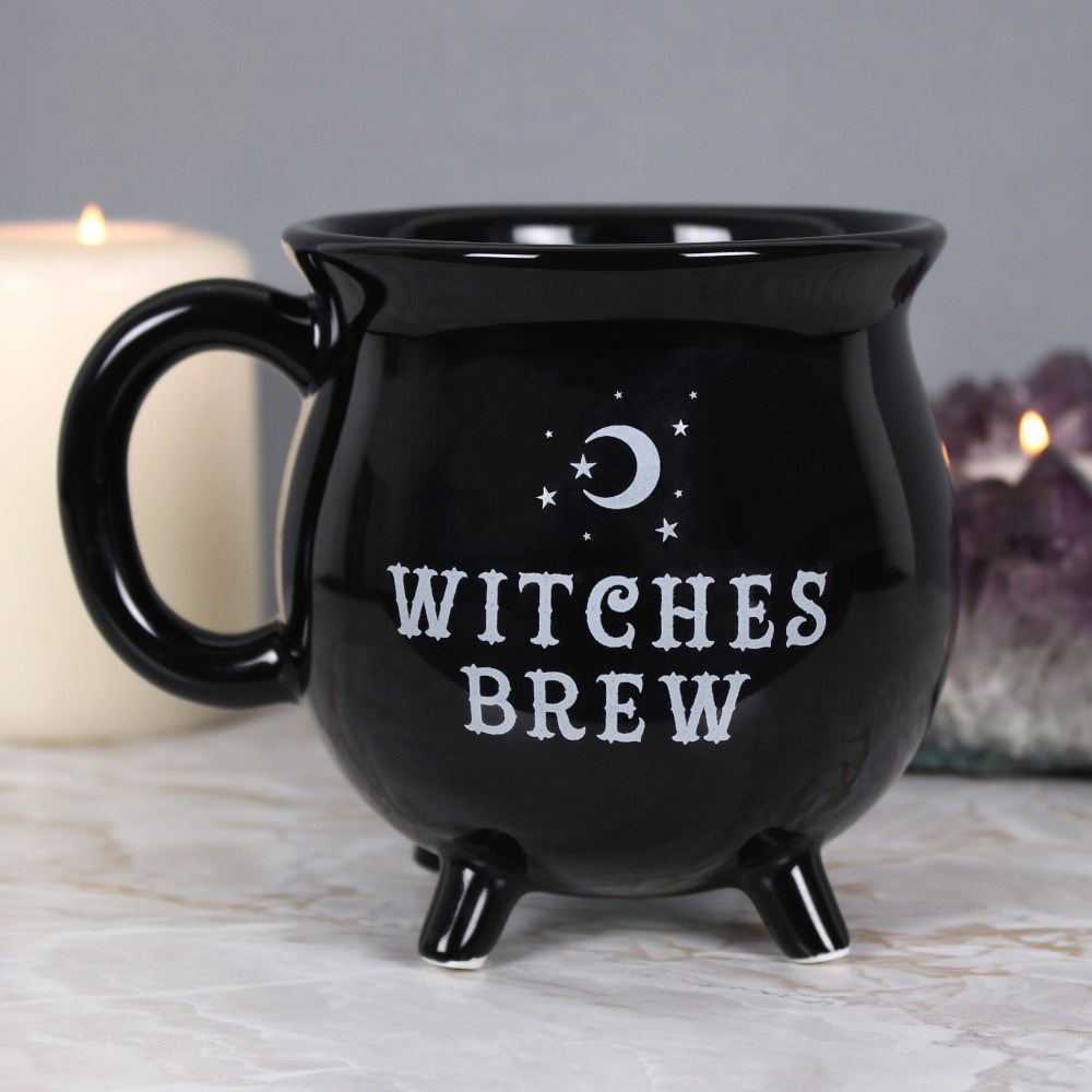 Click to view product details and reviews for Witches Brew Black Cauldron Mug.