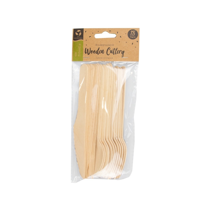 Click to view product details and reviews for Wooden Cutlery 18 Pack.